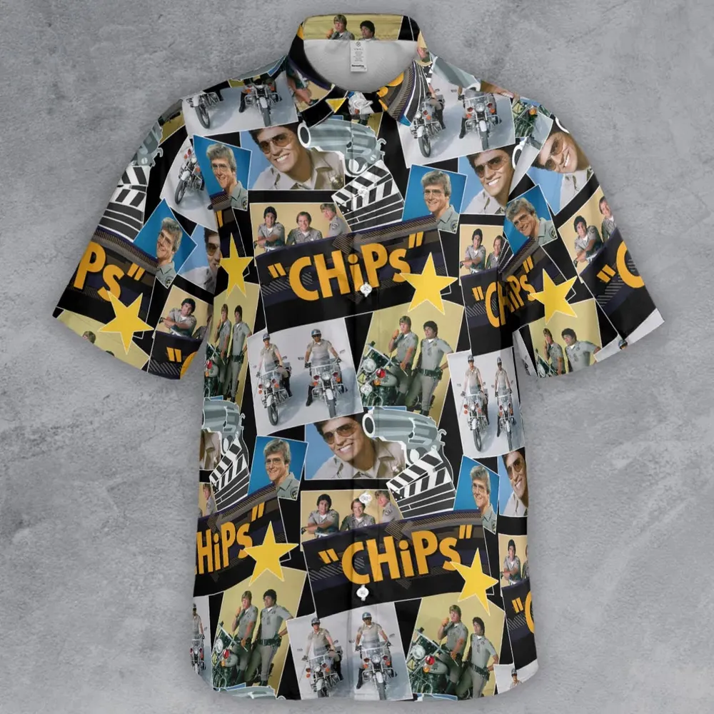 70s Flashback Chips Button Down Shirt - 2