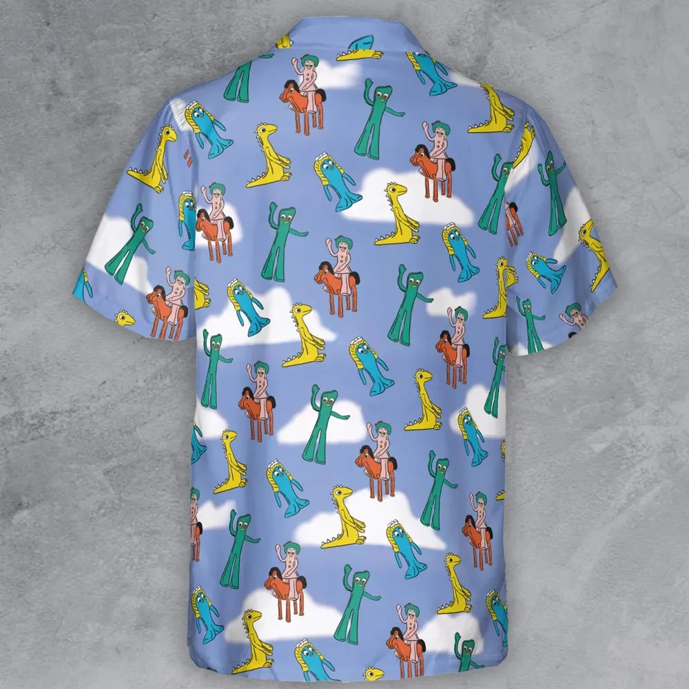 Gumby Characters Button Down Shirt - 3
