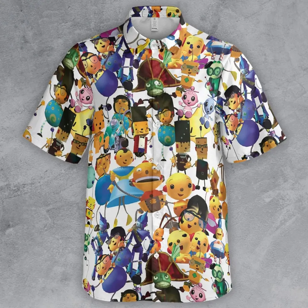 Rolie Polie Olie Seamless Button Down Shirt - 2