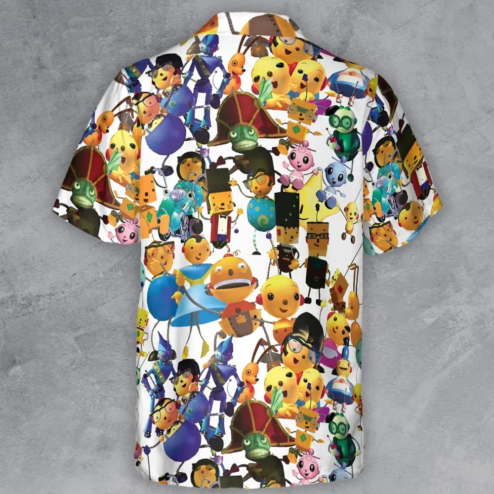 Rolie Polie Olie Seamless Button Down Shirt - 3