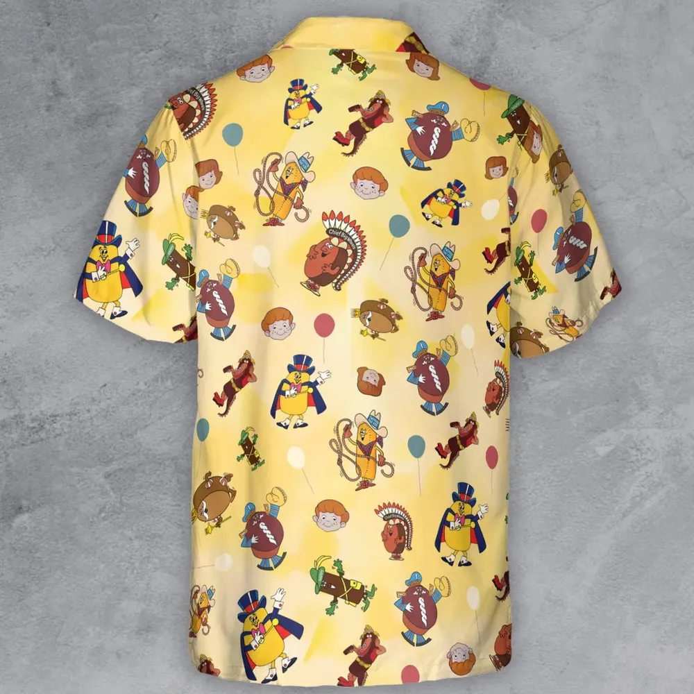 Hostess Gang Mascot Characters Button Down Shirt - 3