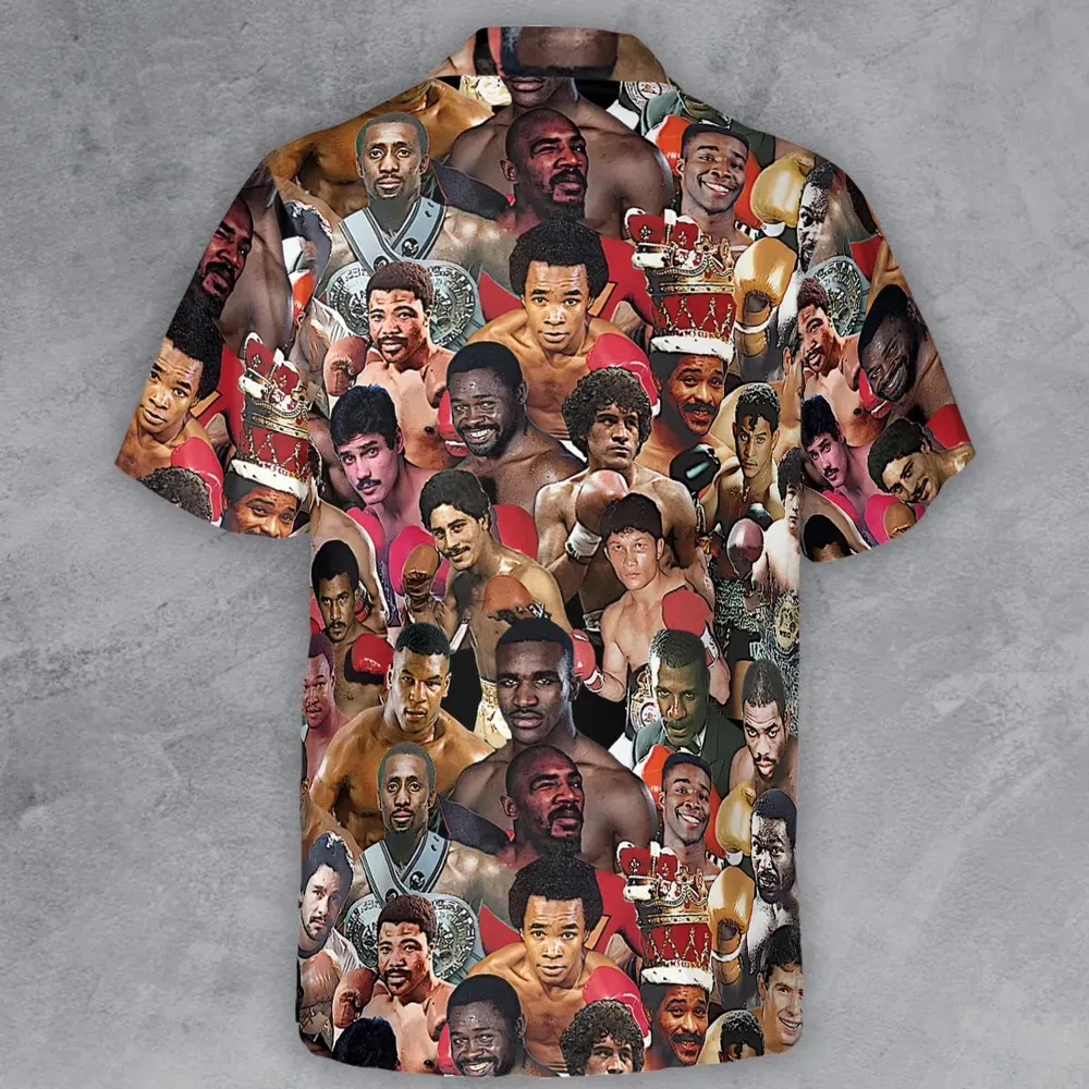 Fight Night Fit Boxing Legends Button Down Shirt - 3