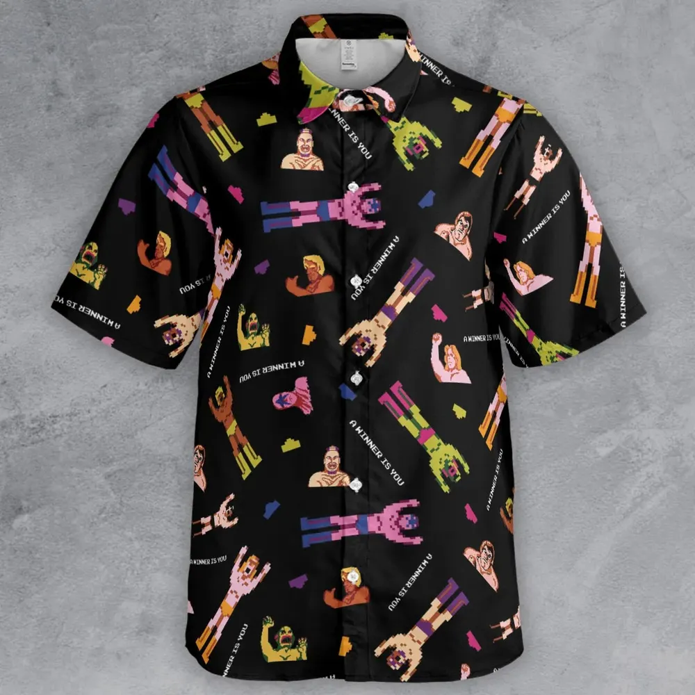 Wrestling Fighters Pro Wrestling Button Down Shirt - 2