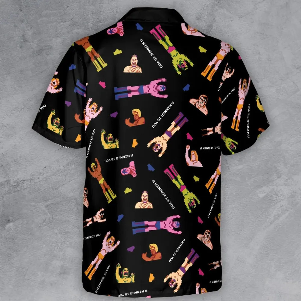 Wrestling Fighters Pro Wrestling Button Down Shirt - 3