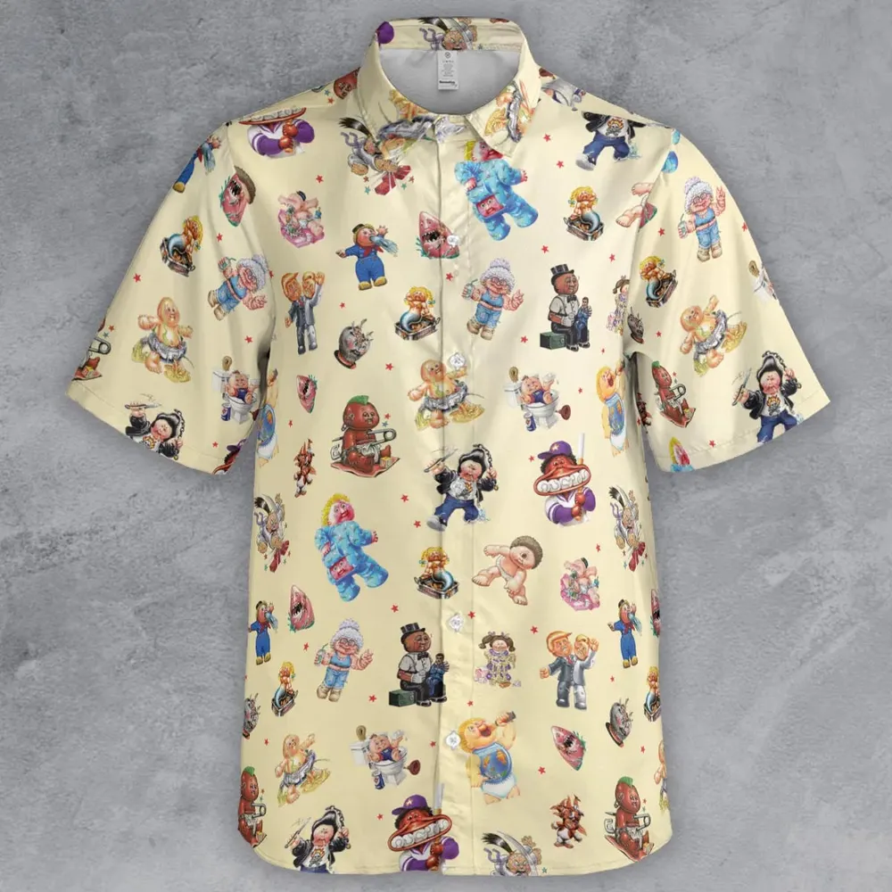 90s Garbage Pail Kids Button Down Shirt - 2