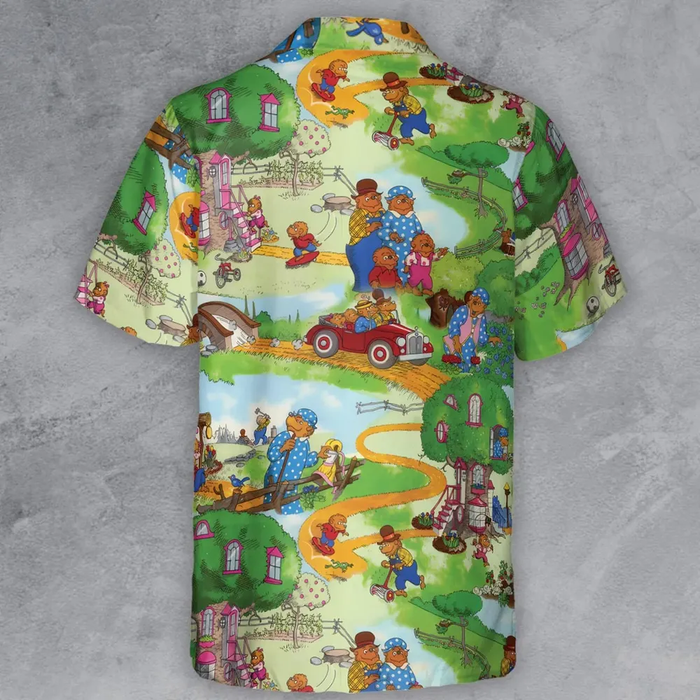 A Big Treehouse Berenstain Bears Button Down Shirt - 3