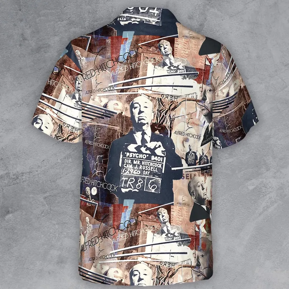 Alfred Hitchcock Aesthetic Button Down Shirt - 3
