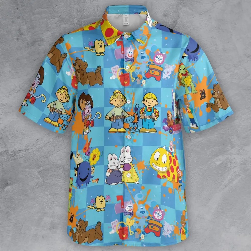 90s cartoon Nostalgic Button Down Shirt - 2