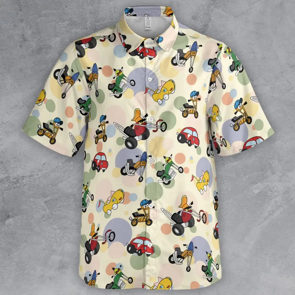Wheelie and the Chopper Bunch Button Down Shirt - 2