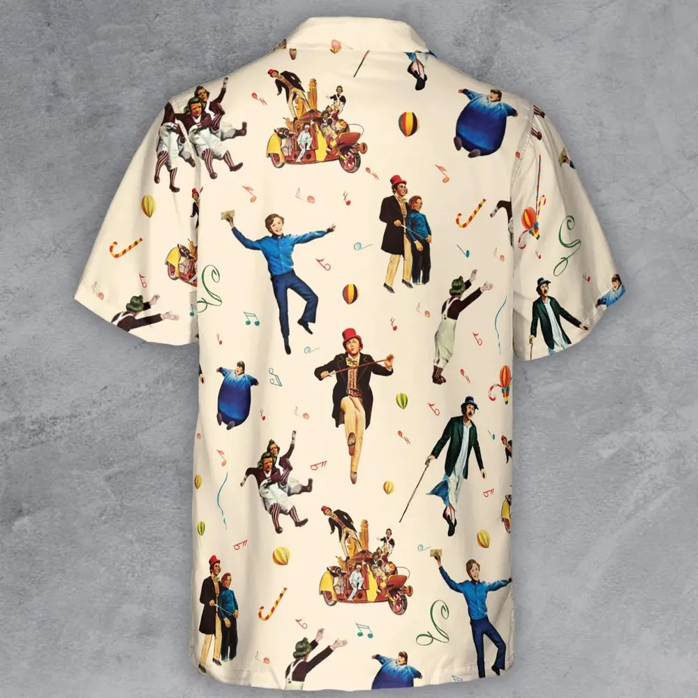 It's Scruumdidiyumptious Willy Wonka And Chocolate Factory Button Down Shirt - 3