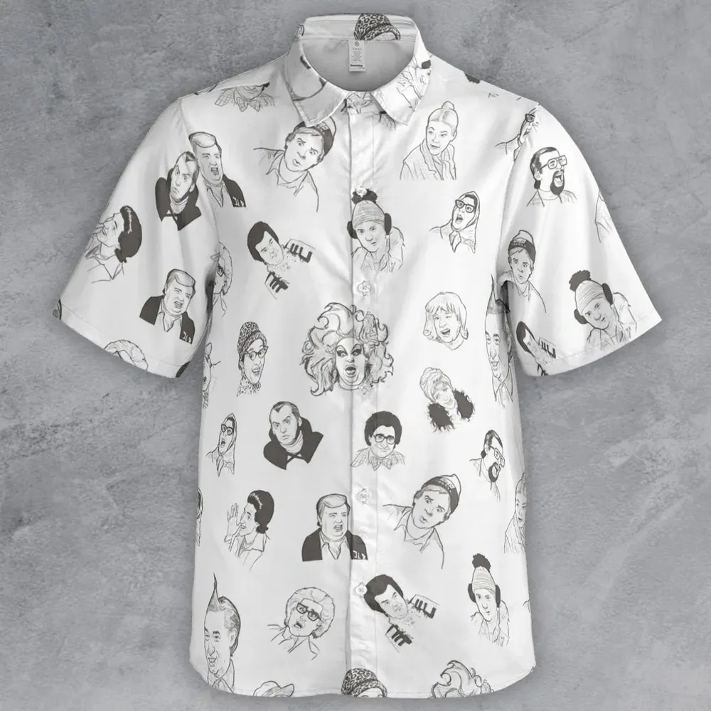 Second City Television Characters Button Down Shirt - 2