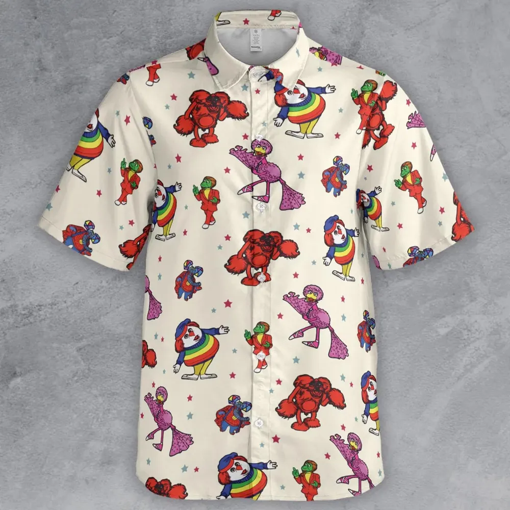 The Great Space Coaster Characters Button Down Shirt - 2