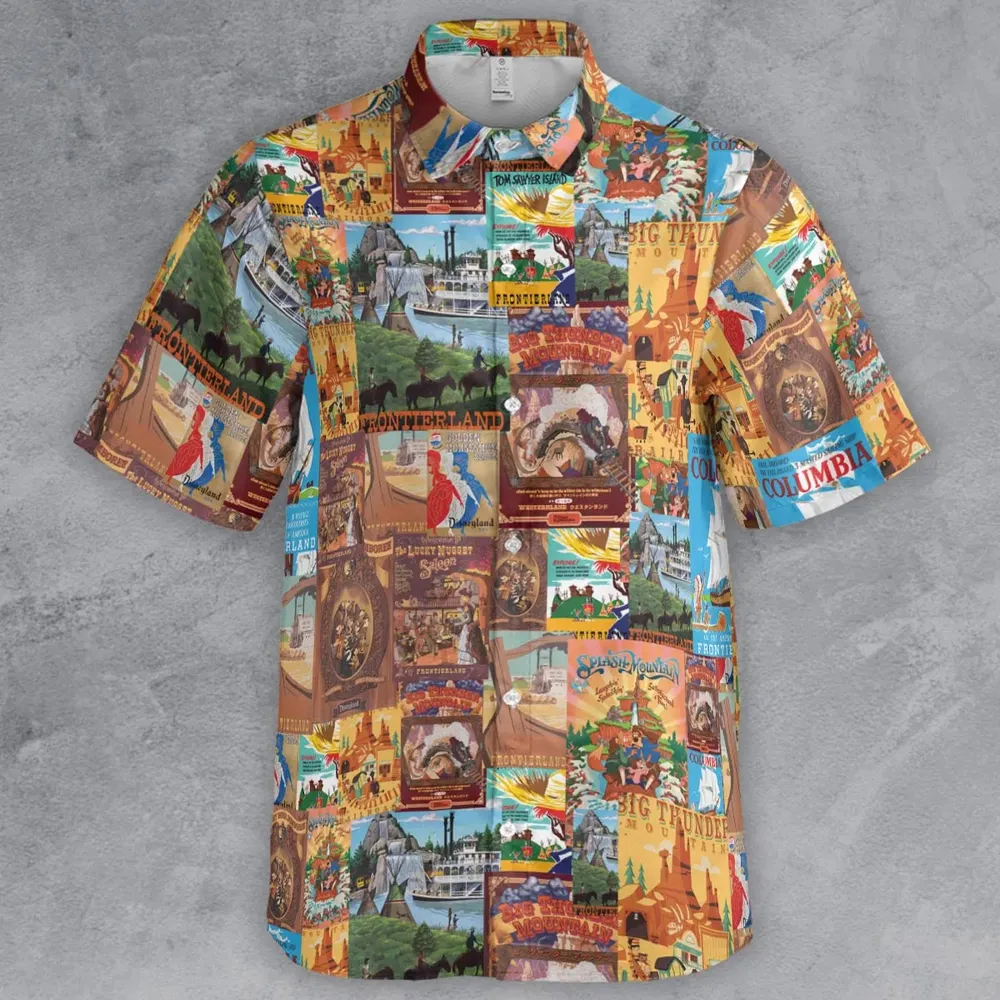 Big Thunder Mountain Frontierland Button Down Shirt - 2