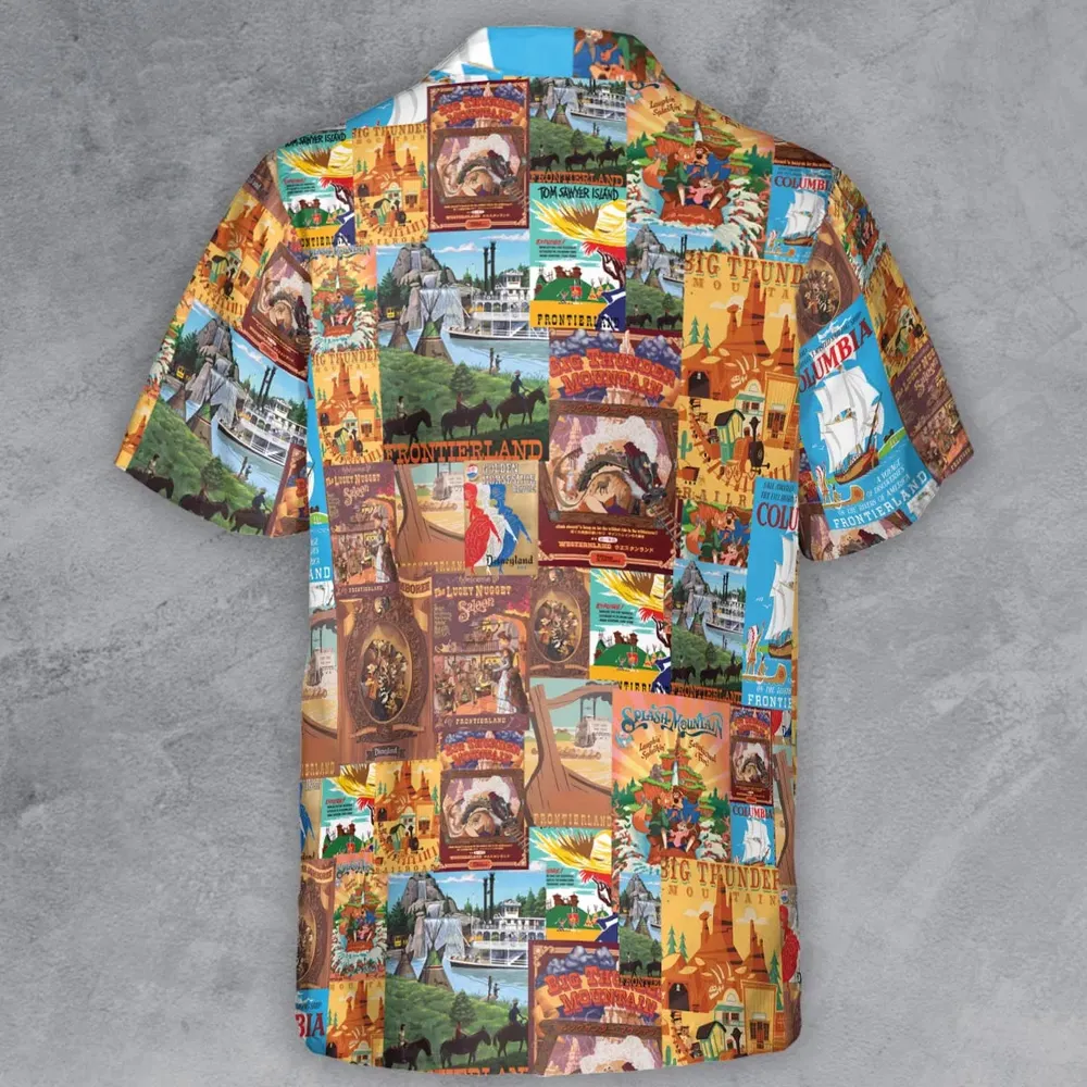 Big Thunder Mountain Frontierland Button Down Shirt - 3