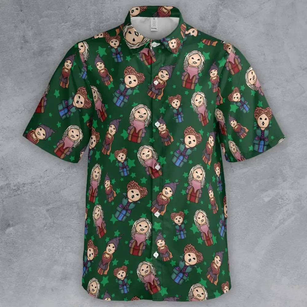 Hocus Pocus Little Witches Button Down Shirt - 2