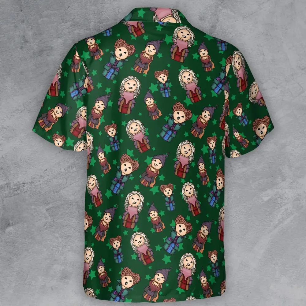 Hocus Pocus Little Witches Button Down Shirt - 3