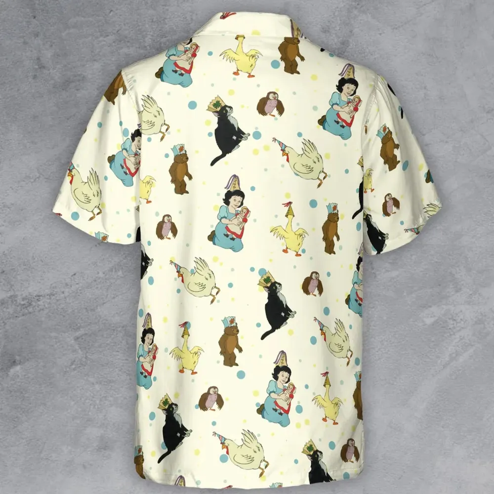 The Curious Cub and His Forest Friends Little Bear Button Down Shirt - 3