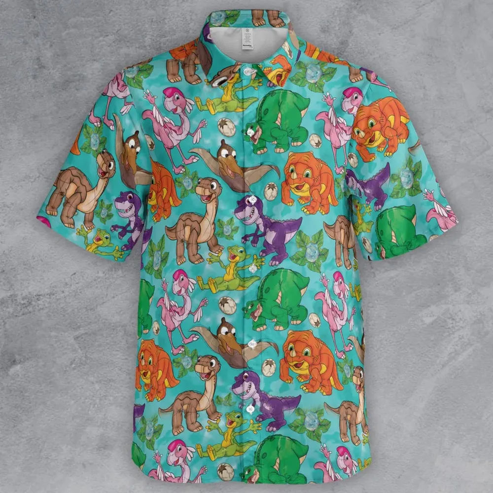 Squad Goals The Land Before Time Button Down Shirt - 2