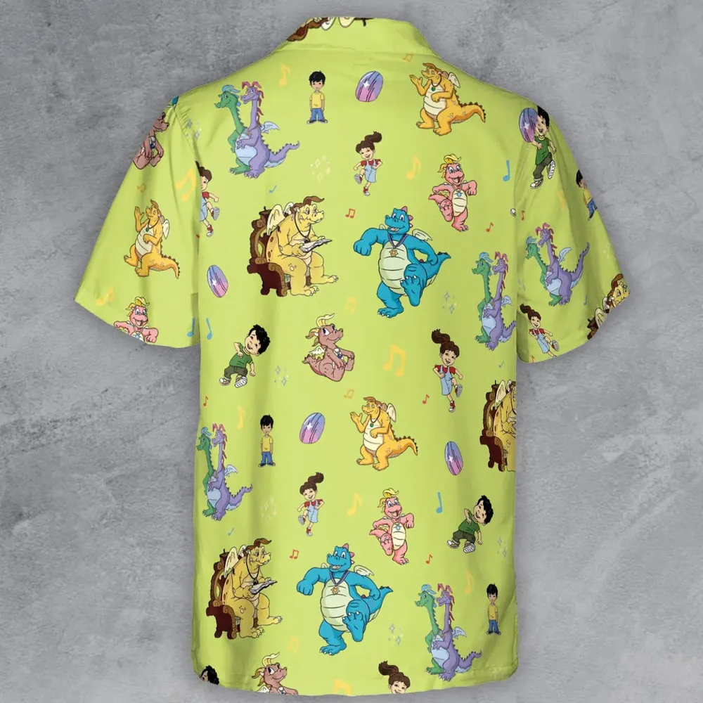 Dragontales Characters Button Down Shirt - 3