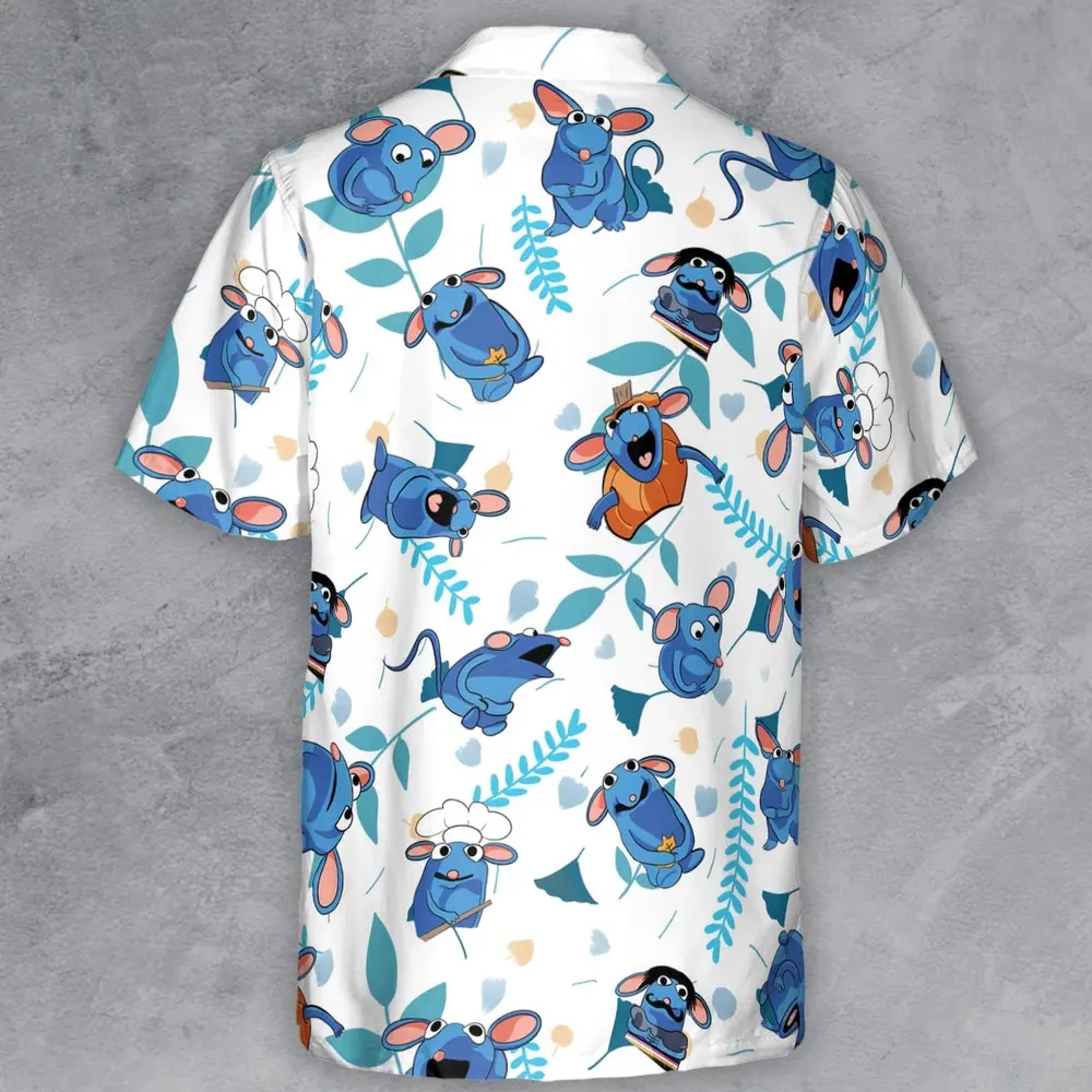 Cute Tutter Bear in the Big Blue House Button Down Shirt - 3