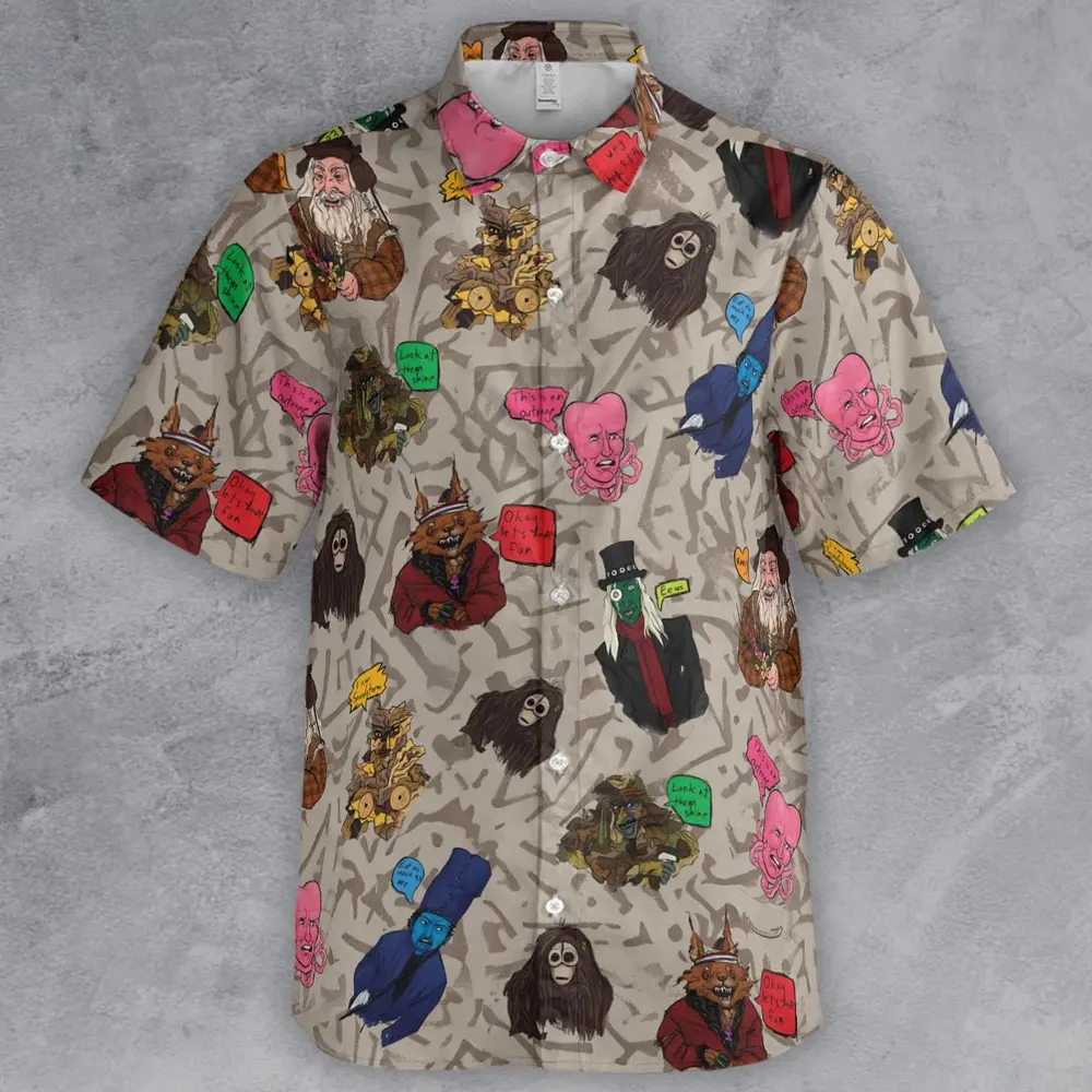 Look At Them Shine Mighty Boosh Button Down Shirt - 2