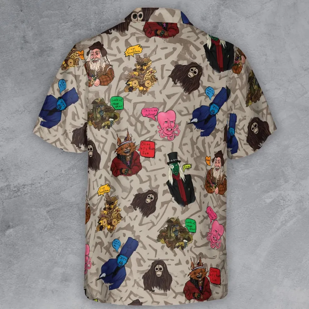 Look At Them Shine Mighty Boosh Button Down Shirt - 3