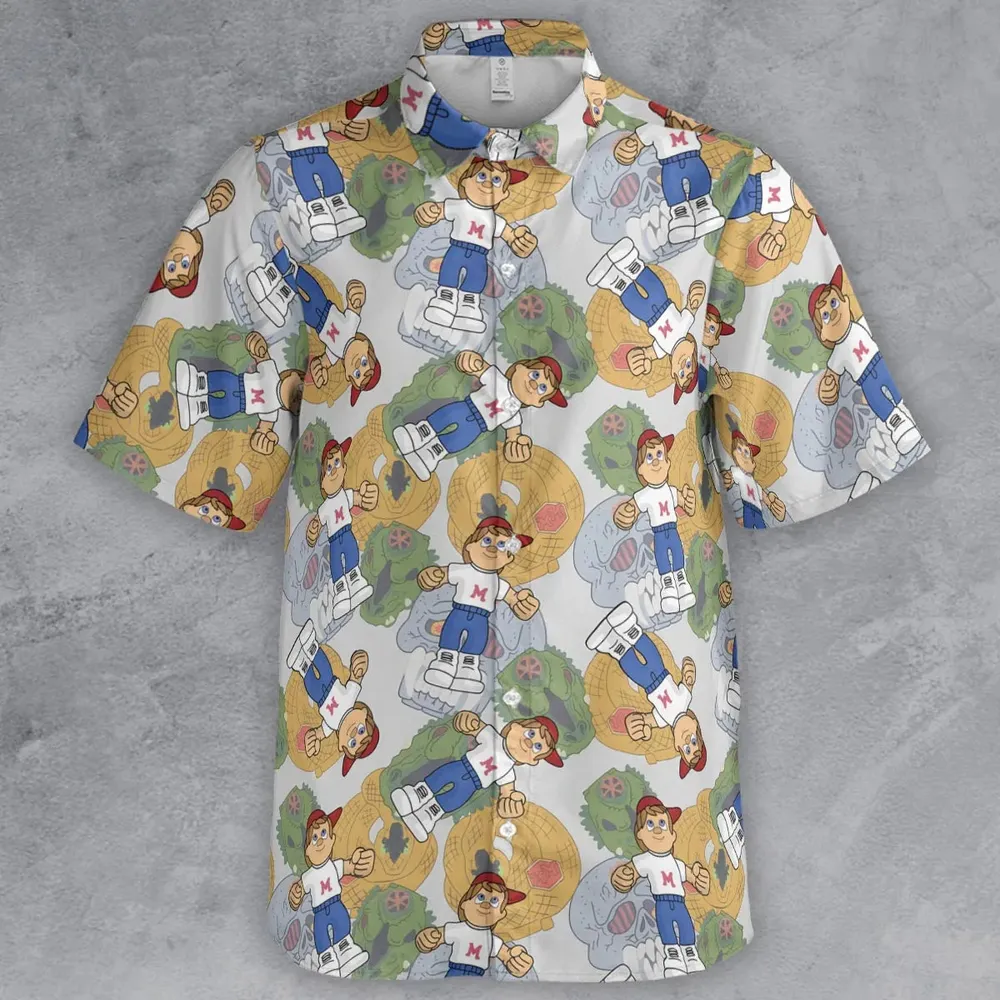 Mighty Max Monster Button Down Shirt - 2
