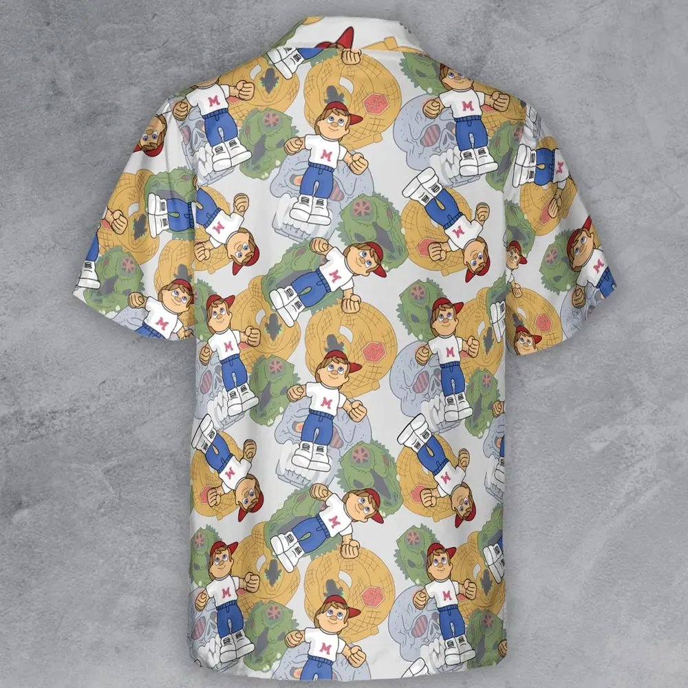 Mighty Max Monster Button Down Shirt - 3
