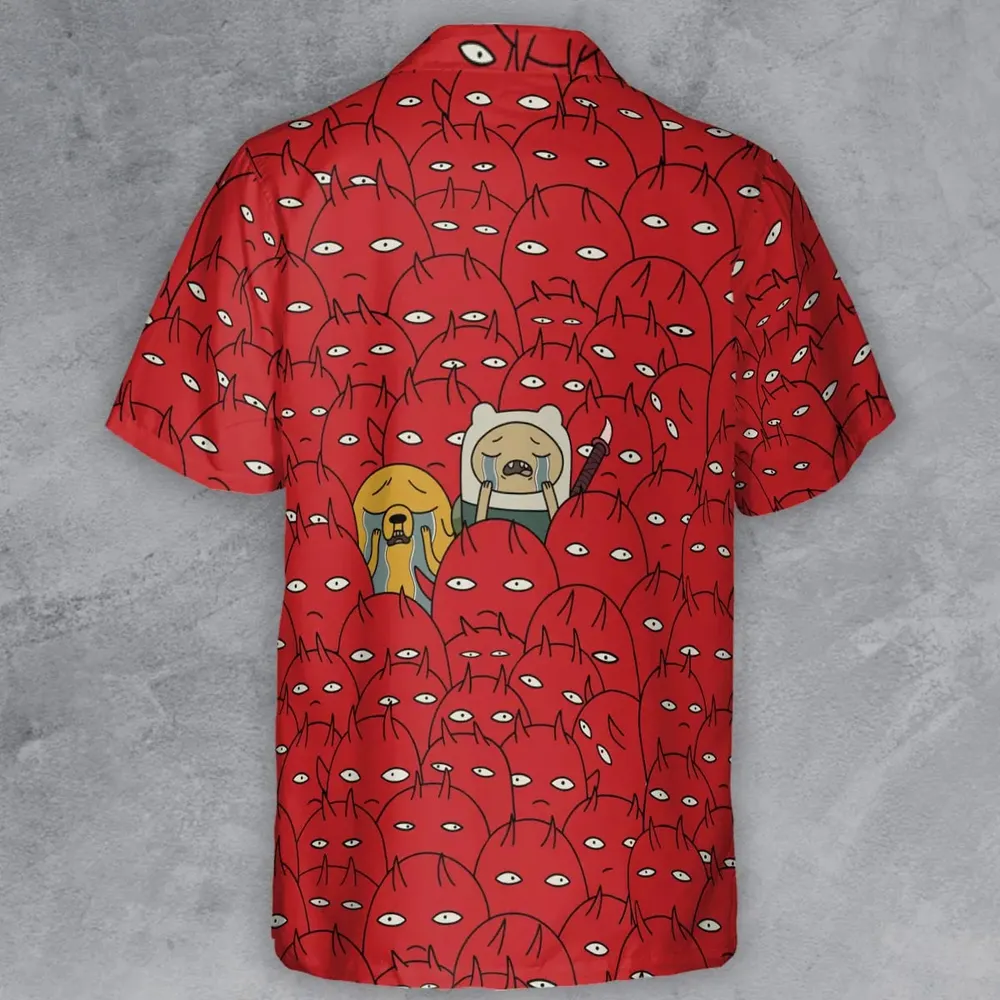 At Hell Adventure Time Button Down Shirt - 3