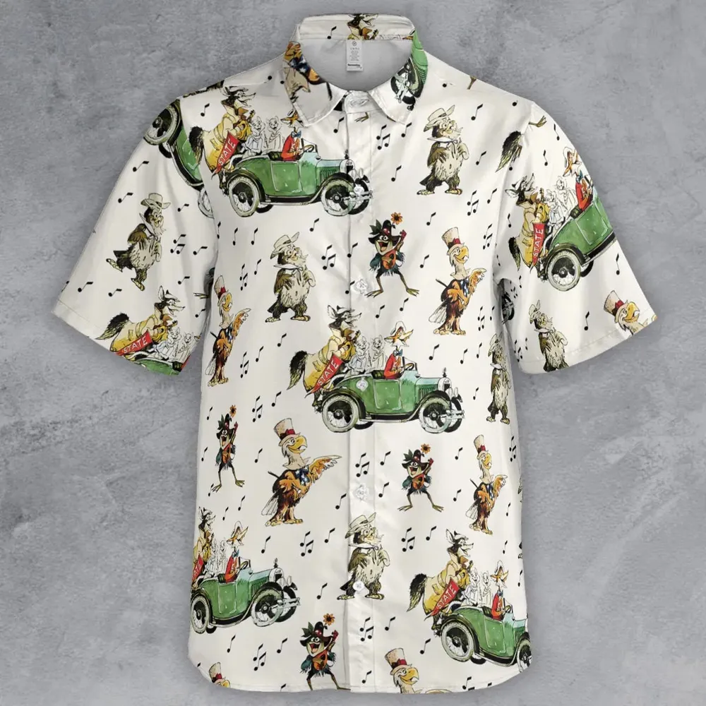 America Sings Characters Button Down Shirt - 2