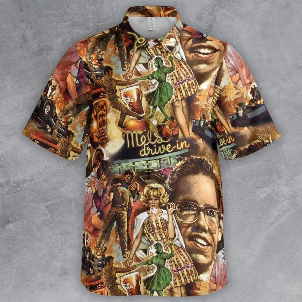 American Graffiti' cast on the movie Button Down Shirt - 2