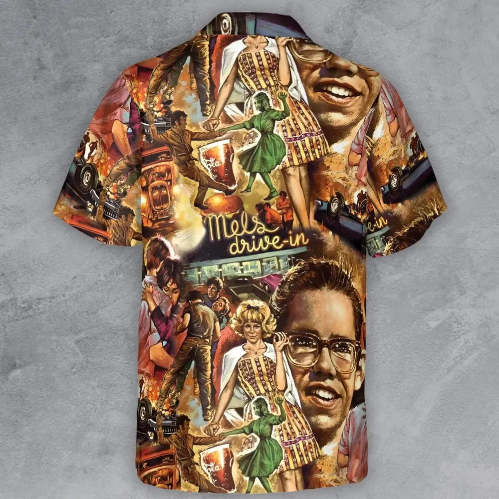 American Graffiti' cast on the movie Button Down Shirt - 3