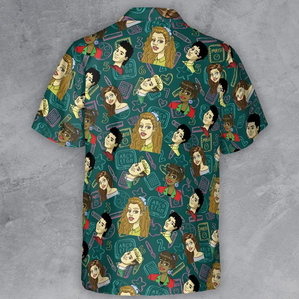 Class of 93' Saved By The Bell Button Down Shirt - 3