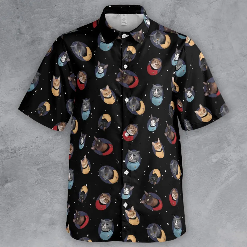 Live Long and Paws-purr Star Trek Button Down Shirt - 2