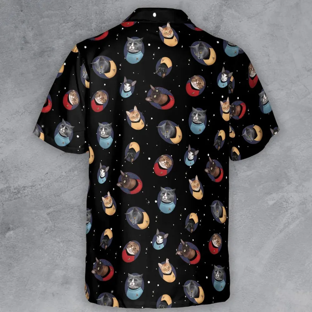 Live Long and Paws-purr Star Trek Button Down Shirt - 3