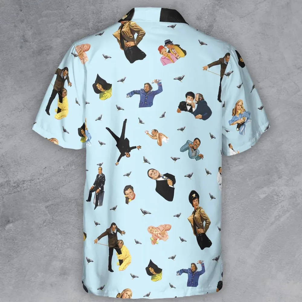 High Anxiety Characters Button Down Shirt - 3
