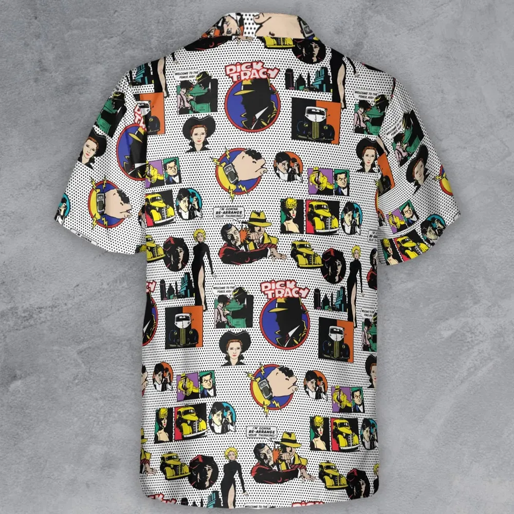 Vintage 90s Dick Tracy Button Down Shirt - 3