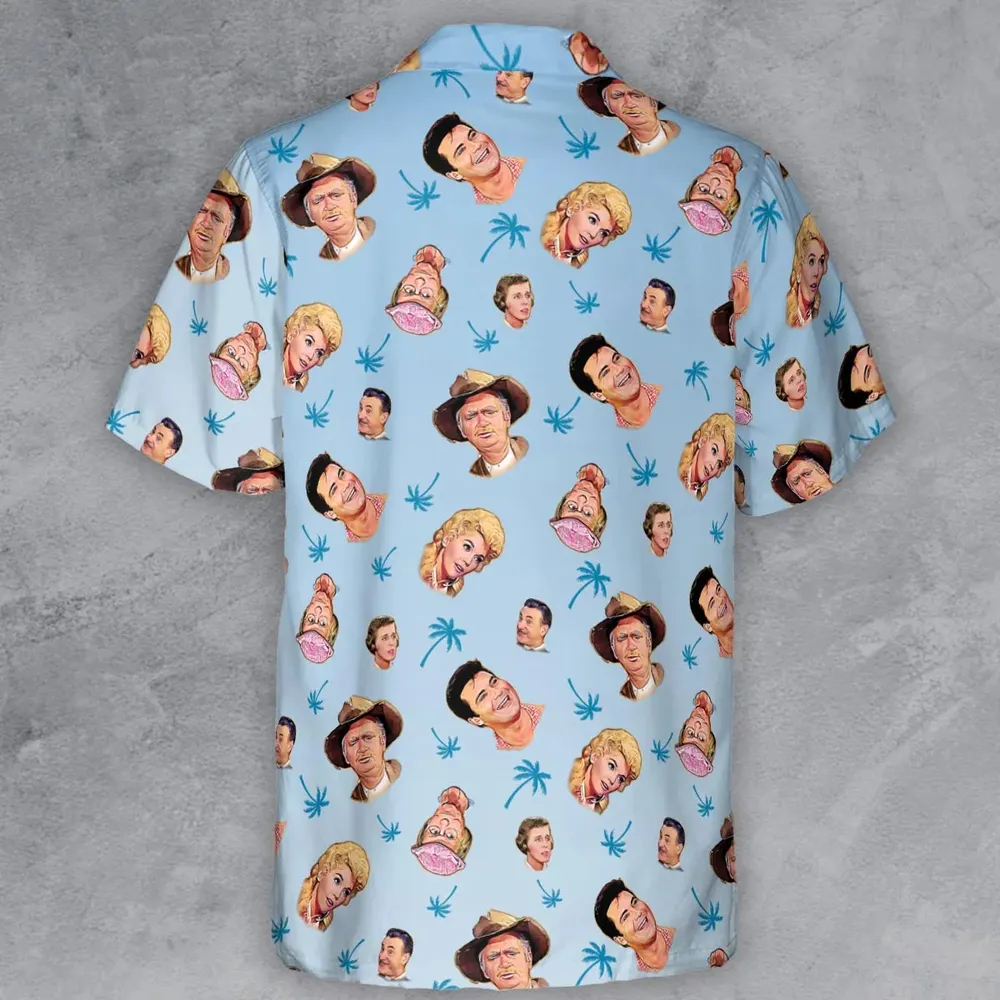 Summer Vibe The Beverly Hillbillies Characters Button Down Shirt - 3