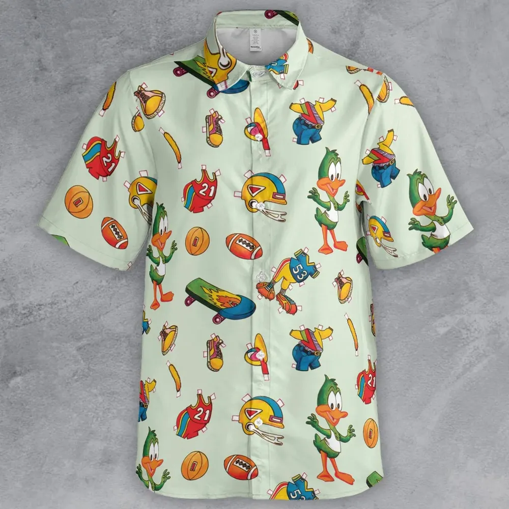 Plucky Duck Tiny Toon Adventures Button Down Shirt - 2