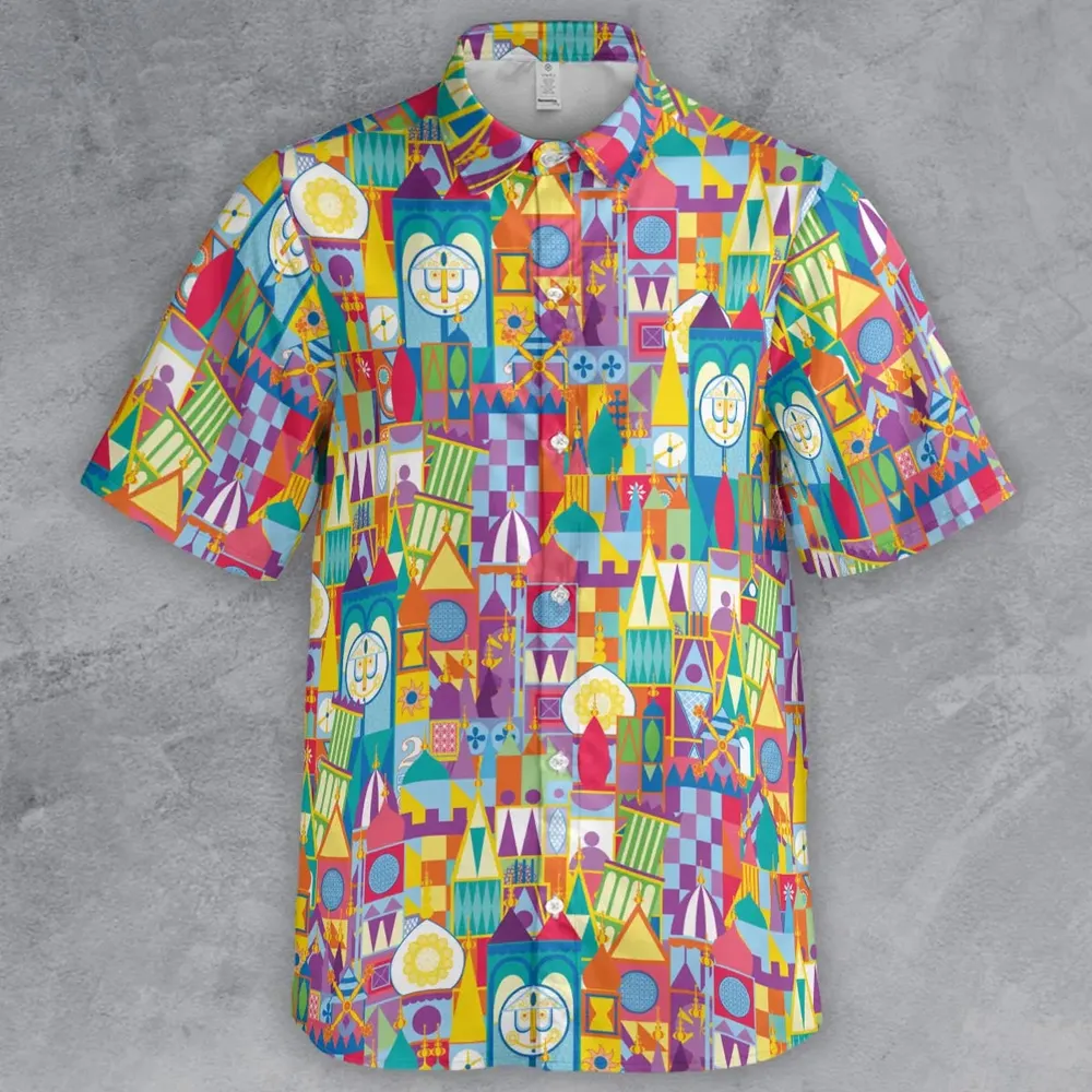 It's a Small World Button Down Shirt - 2