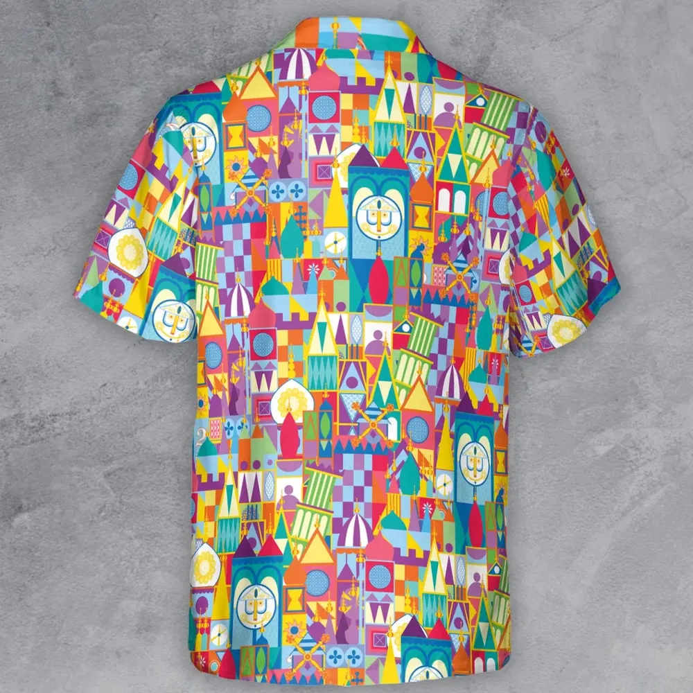 It's a Small World Button Down Shirt - 3
