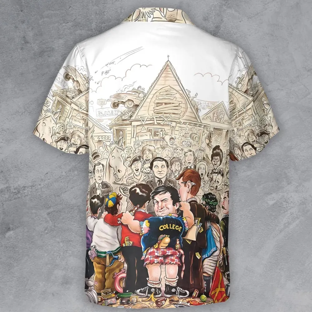 Guess Who's Back? National Lampoon Animal House Button Down Shirt - 3