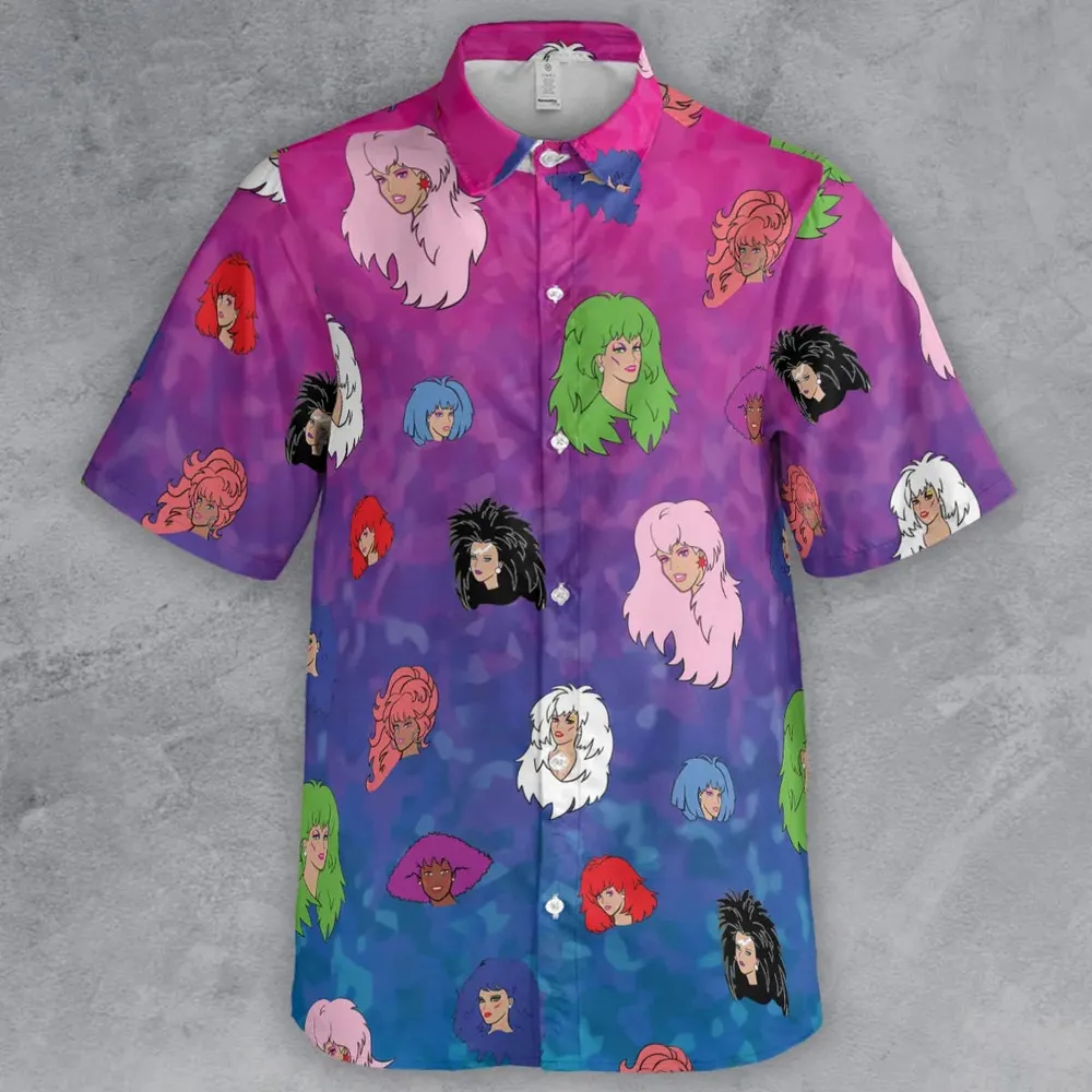 Misfits and Hologram  Jem and the Holograms Button Down Shirt - 2
