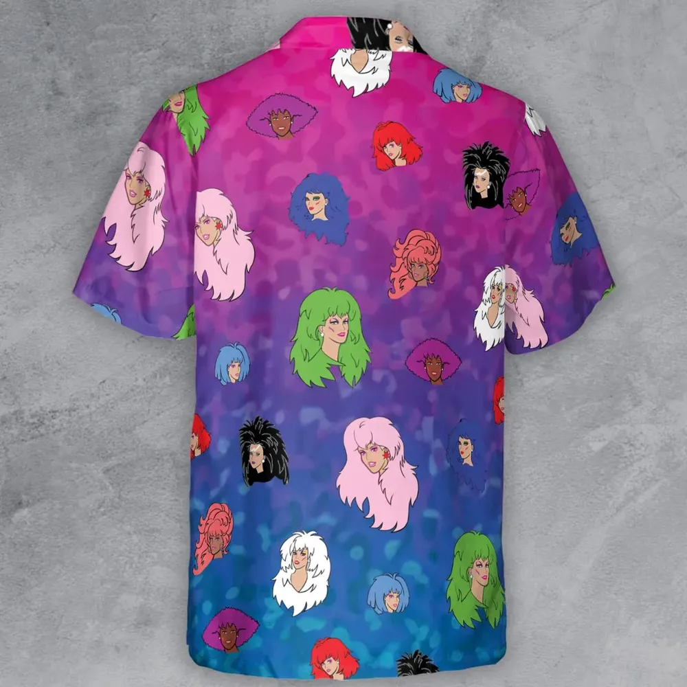 Misfits and Hologram  Jem and the Holograms Button Down Shirt - 3