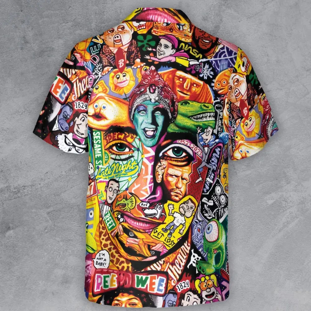 Scavenger Hunt Pee Wee Herman Button Down Shirt - 3