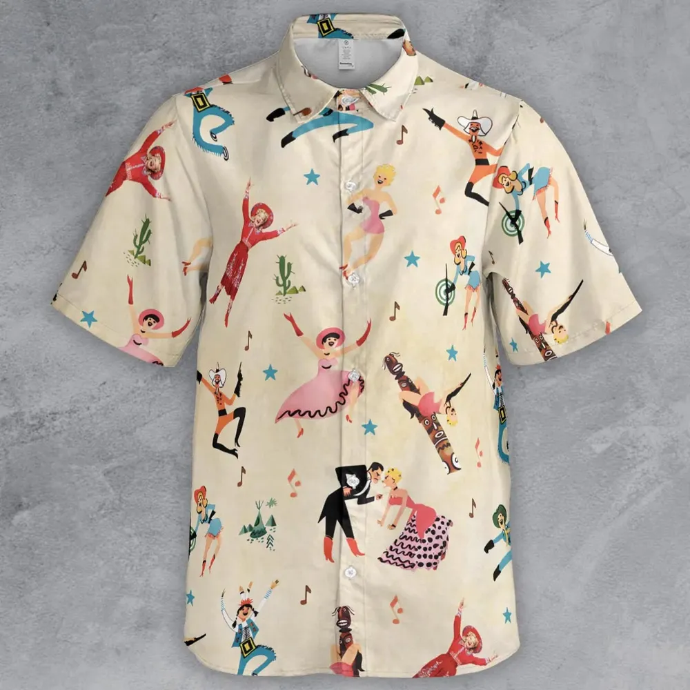 Annie Get Your Gun Characters Button Down Shirt - 2