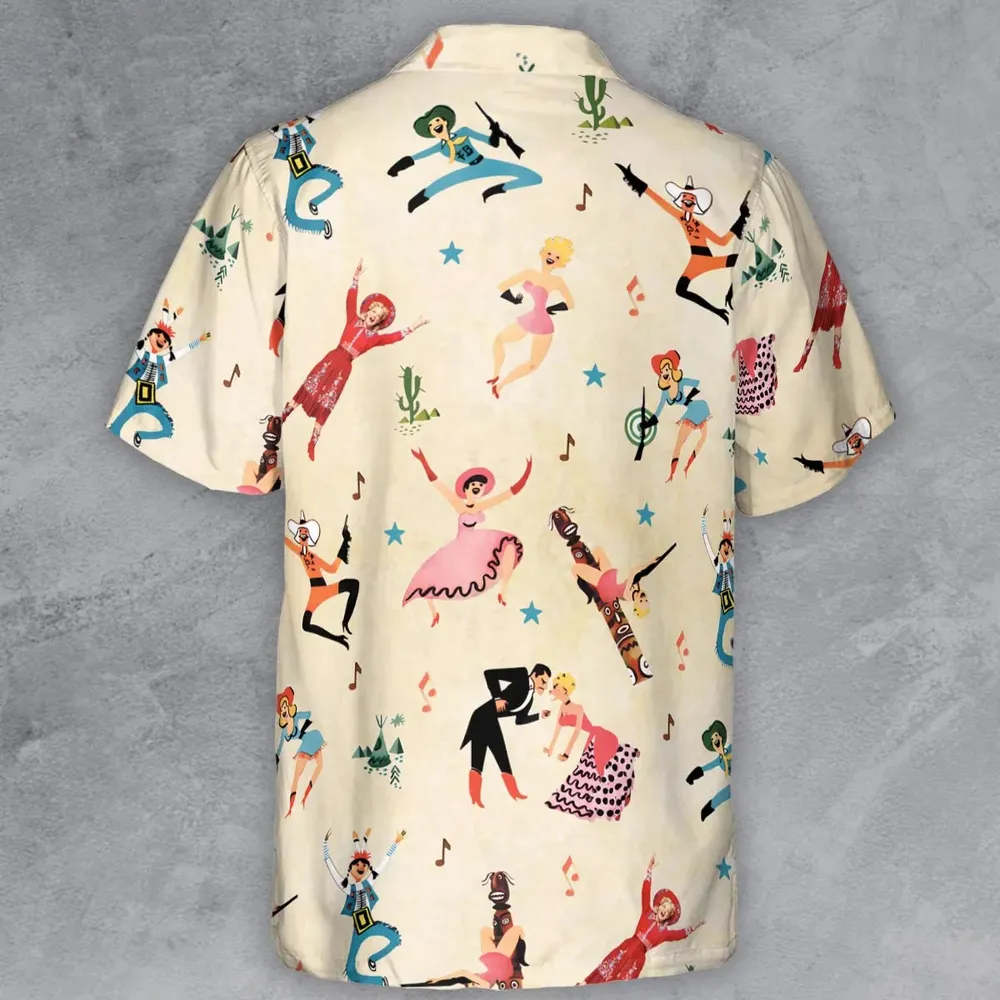 Annie Get Your Gun Characters Button Down Shirt - 3