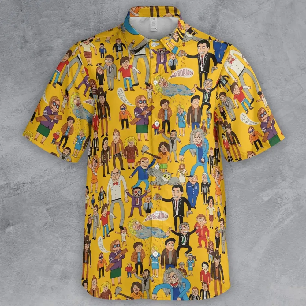 Lynch Vibes Twin Peaks Button Down Shirt - 2