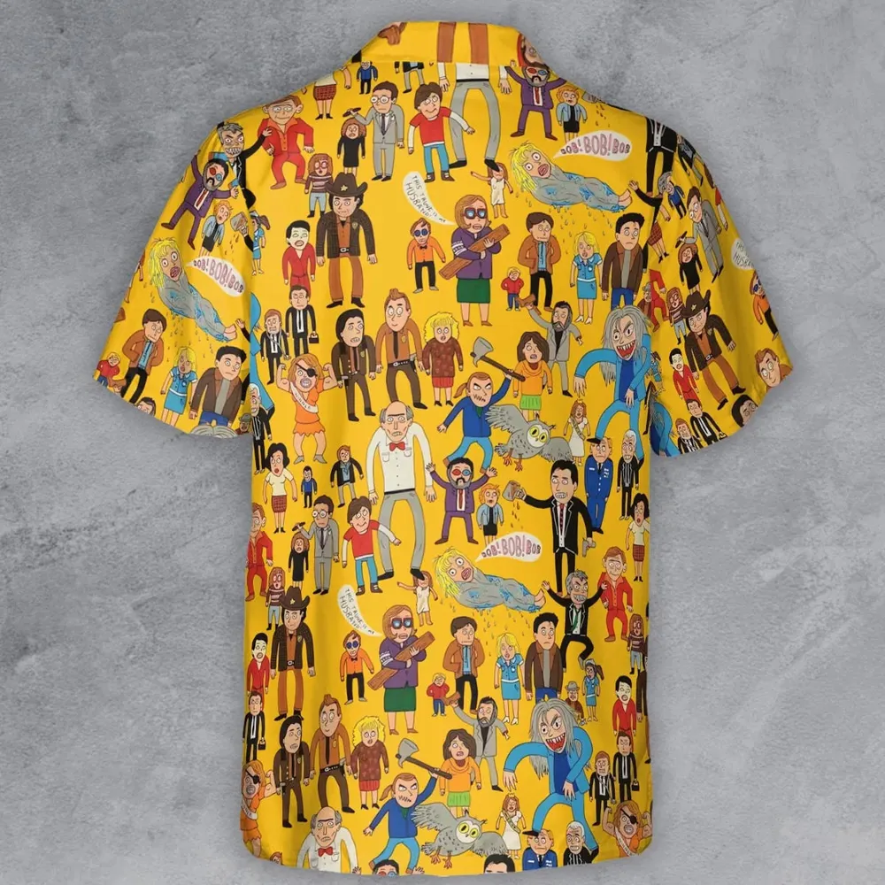 Lynch Vibes Twin Peaks Button Down Shirt - 3