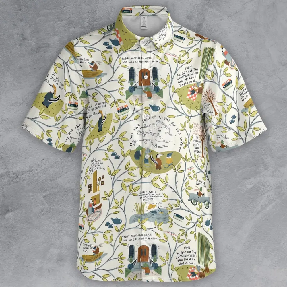 Mr Toad And Friends The Wind in the Willows Button Down Shirt - 2